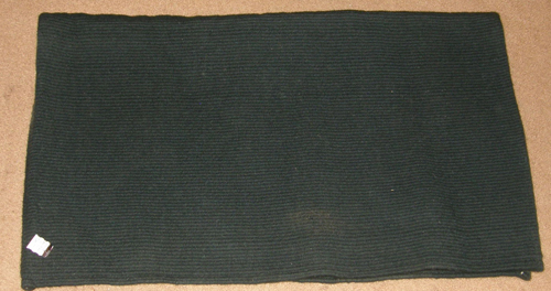 Western Show Blanket Single Fold Woven Western Saddle Blanket Black
