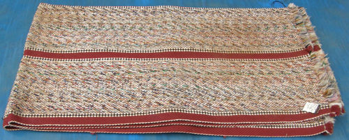 Vintage Baja Western Saddle Blanket Double Fold Woven Nylon Western