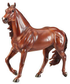 Breyer #1492 Topsails Rien Maker Reined Cow Horse Champion Chestnut Smart Chic Olena
