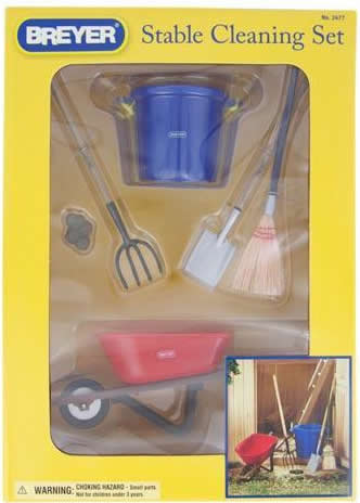 Breyer #2477 Stable Cleaning Set Model Horse Barn Accessories
