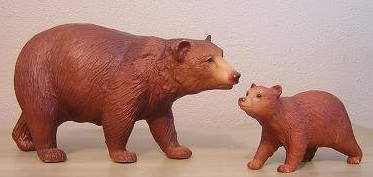 Breyer #3069 Cinnamon Bears Brown Bear Mother & Cub