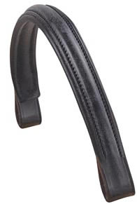 Self Padded Black Lined Padded Round Raised Browband English Bridle Dressage Bridle Browband Replacement Bridle Part Horse