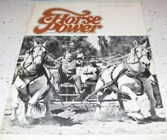 Horse Power Vintage Draft Horse Wagon Driving Book By Frank Lessiter