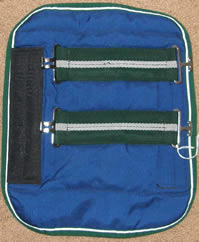 Blanket Extension Blanket Front Extender Blanket Front Insert Navy Blue/Green
