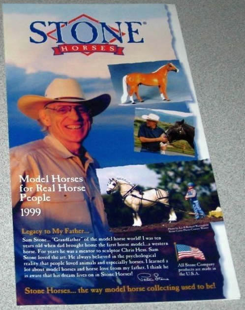 Peter Stone Horse Trade Catalog 1999 Stone Horses Collector Catalog
