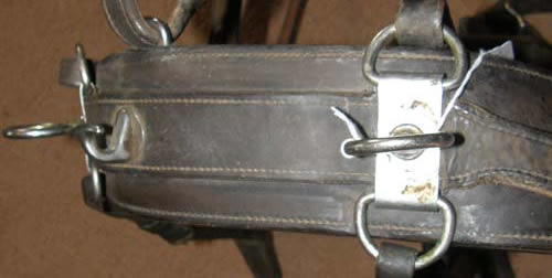 Leather Harness Horse Driving Harness Surcingle Saddle Girth Thimbles Crupper Standarbred Training Harness Surcingle