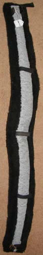 Fleece Driving Harness Pad Fleece Breastcollar Pad Fleece Britching Breeching Pad Black