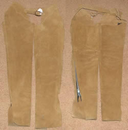 Barnstable Schooling Chaps No Fringe Western Chaps English Chaps Childs 8 Tan Sand