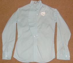 RJ Classics Sterling Collection Classic Cool Stretch Long Sleeve Show Shirt L/S English Shirt Childs 12 Pale Aqua