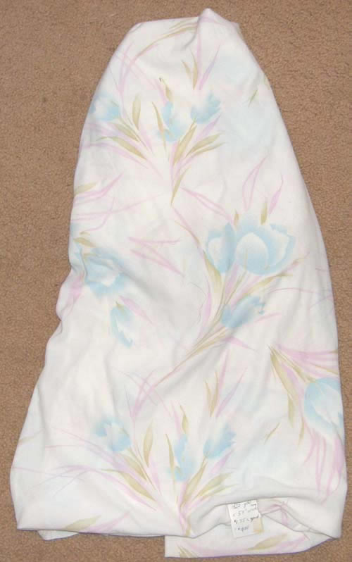 Tulip Floral Print Cotton Poly Nylon Blend Fabric Cotton/Poly Dress Material Remnant