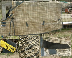 78” OF Schneiders AdjustaFit Dura Mesh Fly Sheet Turnout UV Protective Sheet Horse