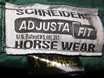 Schneider's Adjusta-Fit Quilted Blanket Hood Quilted Nylon Hood XL Horse Hunter Green