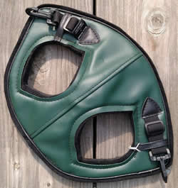 Cashel Horse Helmet Felt Lined Vinyl Head Bumper Hunter Green