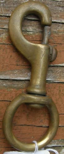 Brass Large Bolt Snap 4 1/2" Long Swivel Eye Bolt Snap Repair Hardware Piece