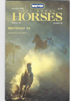 Breyer Just About Horses JAH November/December 1995 Volume 22 Number 06