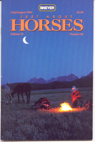 Breyer Just About Horses JAH July/August 1996 Volume 23 Number 04