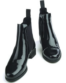 Amazonas Patent Leather Jodhpur Boots Patent Leather Paddock Boots English Jodhpur Boots Ladies 6 ½ Black