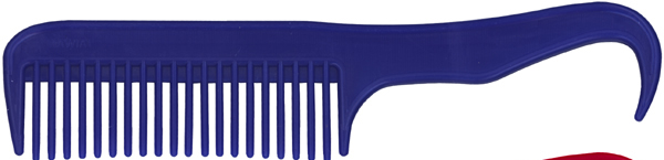 Poly Mane Comb Hoof Pick Combo Horse Tail Blue