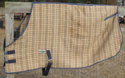 76" OF Urban Outdoors Curvon Baker Blanket Knockoff Stable Blanket Horse Plaid