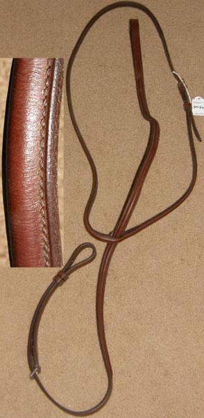 Weaver Leather Round Raised Standing Martingale English Standing Martingale Oakbark Brown Horse