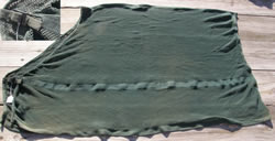 58" OF Cotton Scrim Anti-Sweat Sheet Pony Bath Sheet Cooler Hunter Green