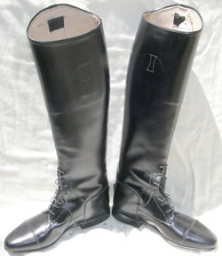 Konigs Field Boots Tall Leather English Boots Riding Boots Ladies 8-8 1/2 Slim Calf
