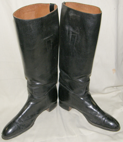 Vintage Dress Boots Tall Leather English Boots Riding Boots Ladies 8-9 Regular Calf Narrow Foot