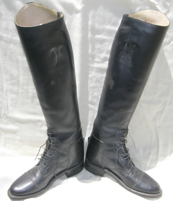 The Effingham Field Boots Tall Leather English Boots Riding Boots Ladies 5 1/2 SC Slim Calf