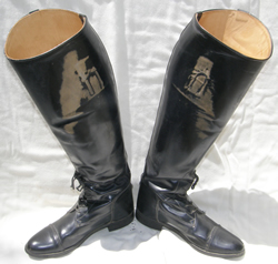 Field Boots Tall Leather English Boots Riding Boots Ladies 6 1/2 Wide Calf