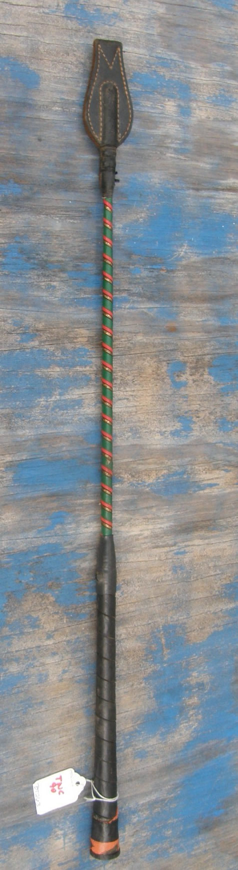 25" Jump Bat Riding Crop Training Whip Green/Orange/Black