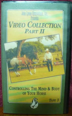 John Lyons Symposiums Video Collection II Tape 3 Controlling The Mind & Body Of Your Horse Training VHS Tape Instructional Video
