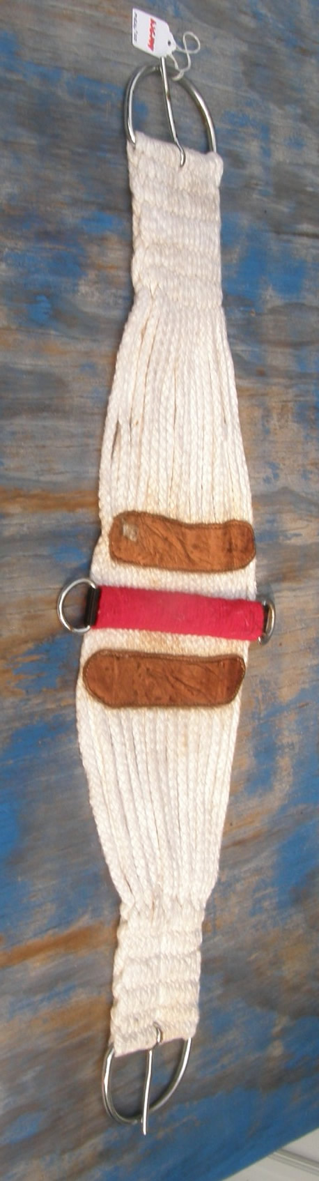 Western Girth 27 Strand Mohair Cinch Western String Girth Western Cinch 31" White