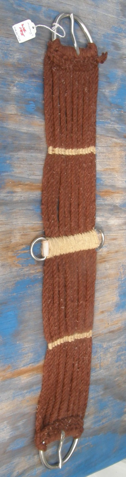 Mustang? 17 Strand Poly Cord Western String Girth Western Cinch Western Girth 31" Brown