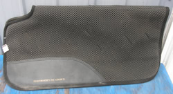 Performers 1st Choice Tough 1 Tacky Air Flow Cutback Square Pad Western Pad Non Slip Shock Pad Black