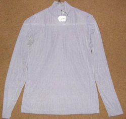 Hobby Horse Basic Western Show Shirt Slinky Top Lavender Ladies M