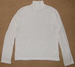 1849 Authentic Ranchwear Western Show Shirt Basic Slinky Top White Ladies L