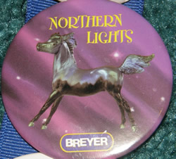 #1209 Northern Lights Horse Breyer Button Pin