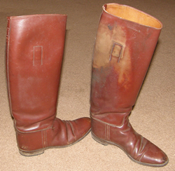 Vintage Brown Polo Boots Dress Boots Tall Leather English Boots Riding Boots Ladies 5 1/2