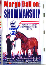 Margo Ball On: Showmanship Horse VHS Tape Instructional Video