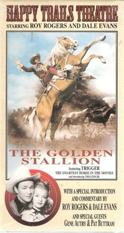 The Golden Stallion Happy Trails Theater Roy Rogers Dale Evans Trigger VHS Tape Video