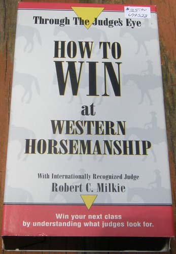 Through Judges Eye How To Win At Western Horsemanship VHS Video Tape Horse Instructional Video