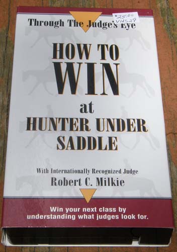 Through Judges Eye How To Win At Hunter Under Saddle VHS Video Tape Horse Instructional Video