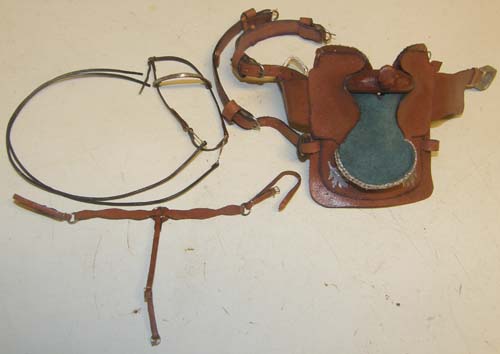Breyer Model Horse Tack Props Model Horse Traditional Western Saddle Bridle Girth & Breast Collar Set