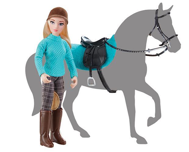 #62022 Heather English Rider Doll English Saddle Tack Set