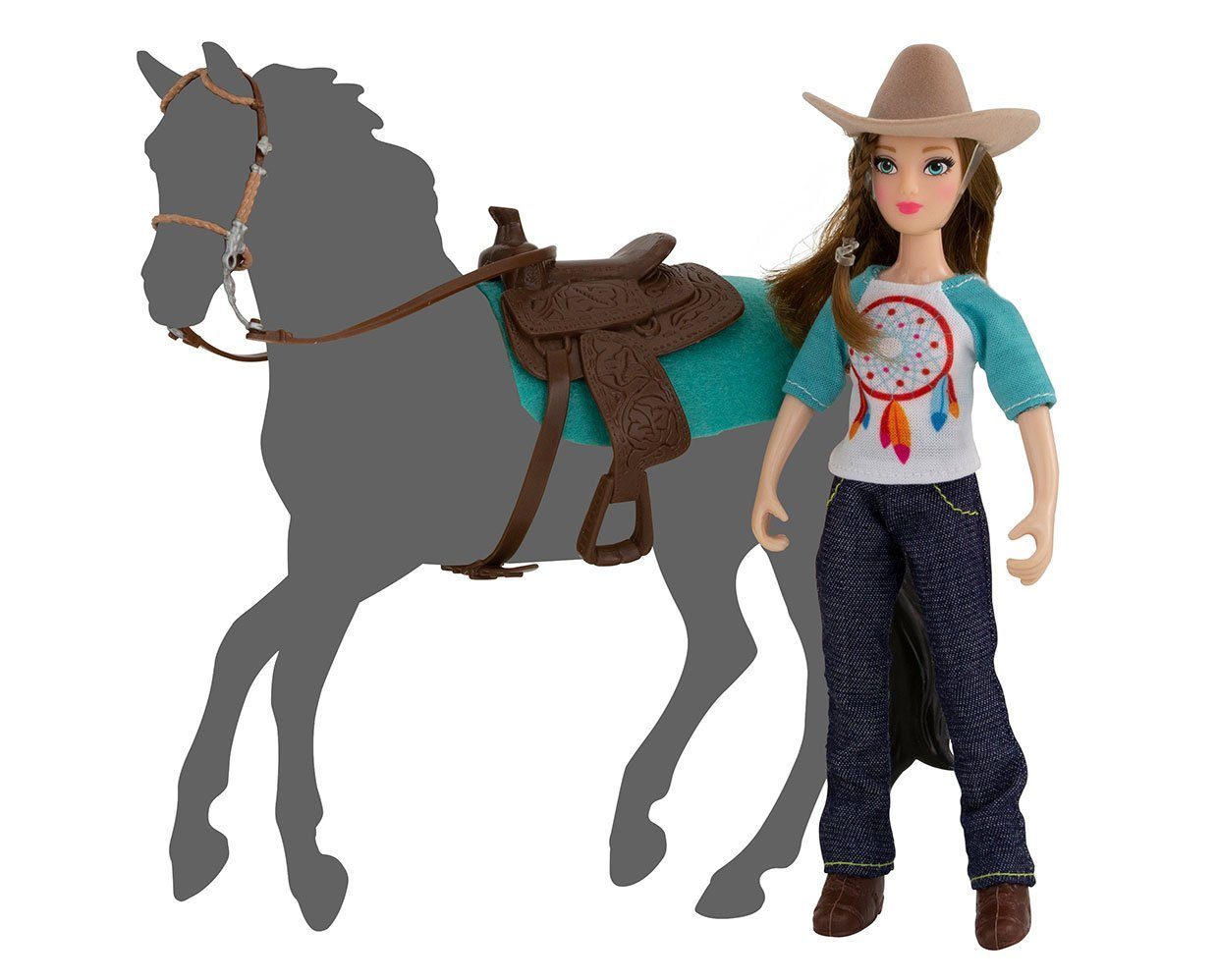 Breyer #62025 Natalie Cowgirl Rider Doll Western Saddle Tack Set