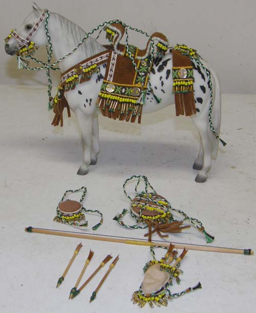 Breyer Horse or Resin Model Horse Tack Props Large Classic Small Traditional Indian Costume Native American Costume