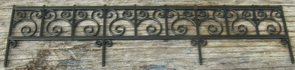 Model Horse Tack Props Push In Wrought Iron Fencing Dollhouse Miniature Decoration