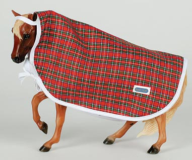 Breyer #2493 Show Cooler Plaid Horse Blanket
