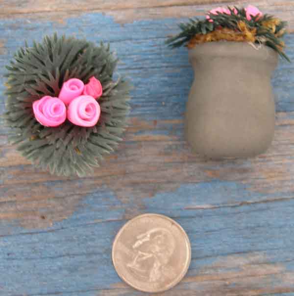 Model Horse Tack Props Flower Pots Planters with Flowers Hunter Jumper Jump Decoration