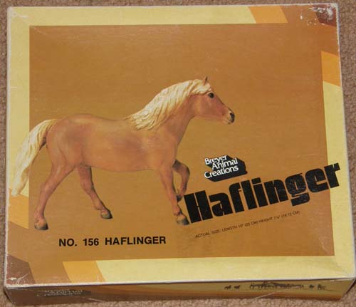 #156 Haflinger Vintage Breyer Box Cardboard Picture Box Only